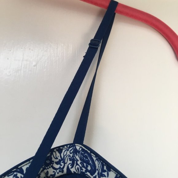 Blue Pattern Skater Dress - Picture 5 of 6